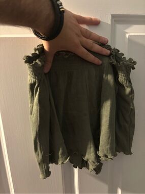 Olive Green Women's shorts from Aerie size xs